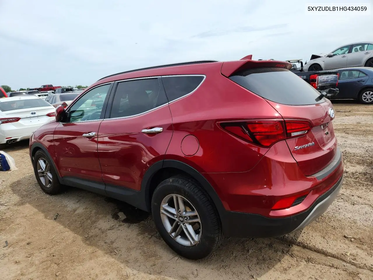 2017 Hyundai Santa Fe Sport 2.4L VIN: 5XYZUDLB1HG434059 Lot: 60684316