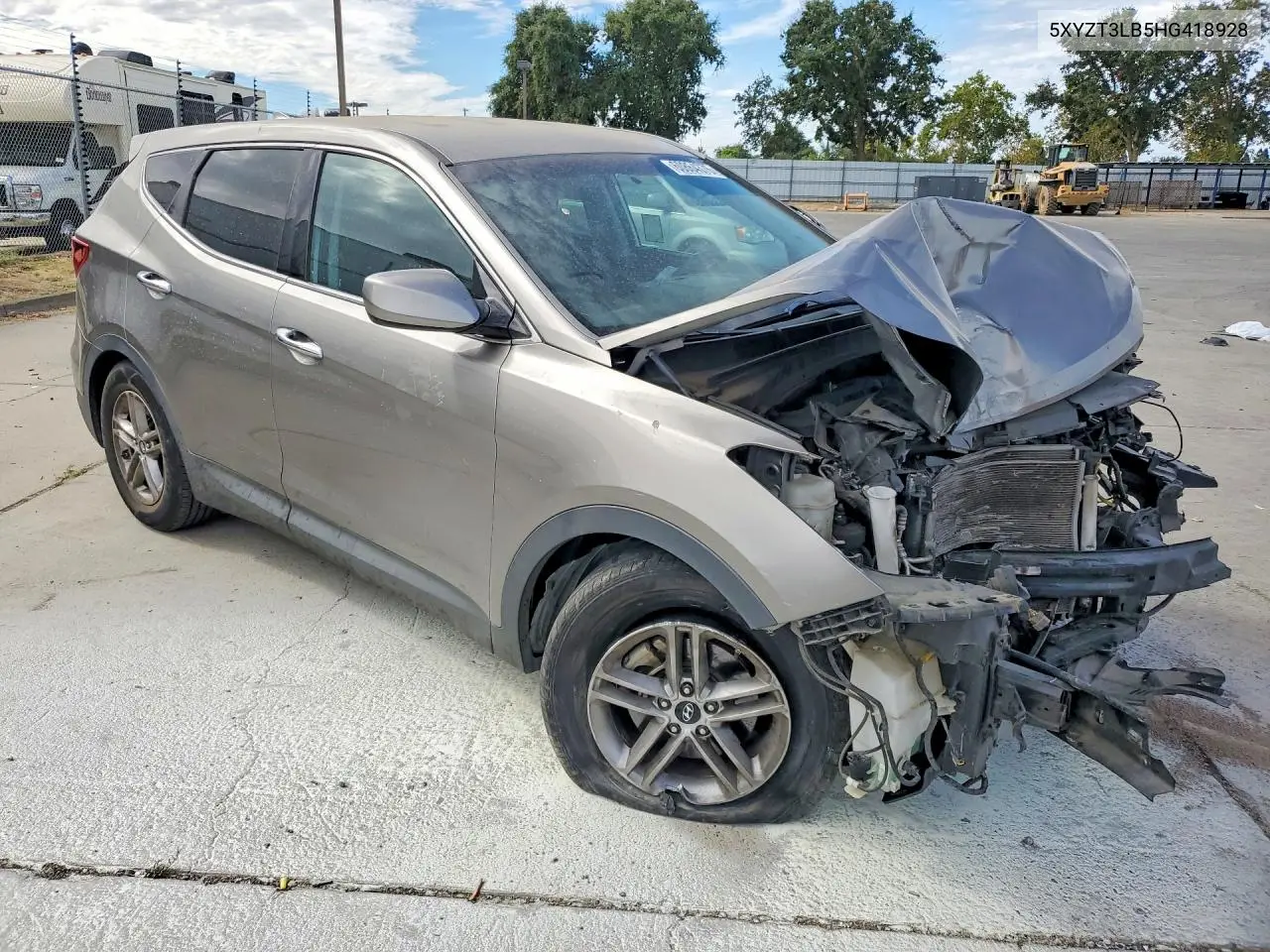 2017 Hyundai Santa Fe Sport 2.4L VIN: 5XYZT3LB5HG418928 Lot: 60864376
