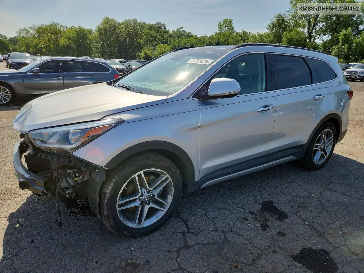 2017 Hyundai Santa Fe Limited Ultimate VIN: KM8SRDHF5HU250462 Lot: 61069806