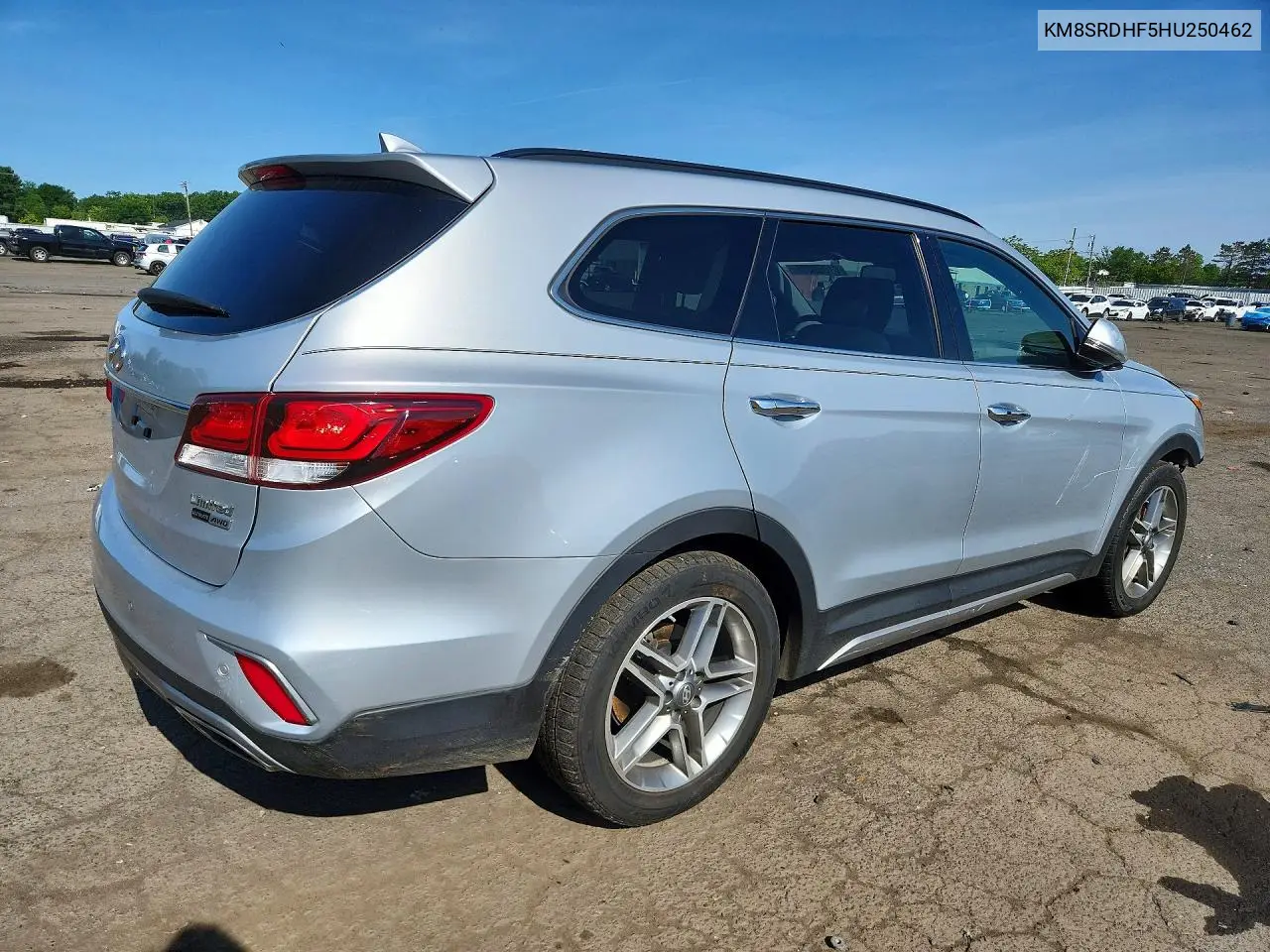 2017 Hyundai Santa Fe Limited Ultimate VIN: KM8SRDHF5HU250462 Lot: 61069806