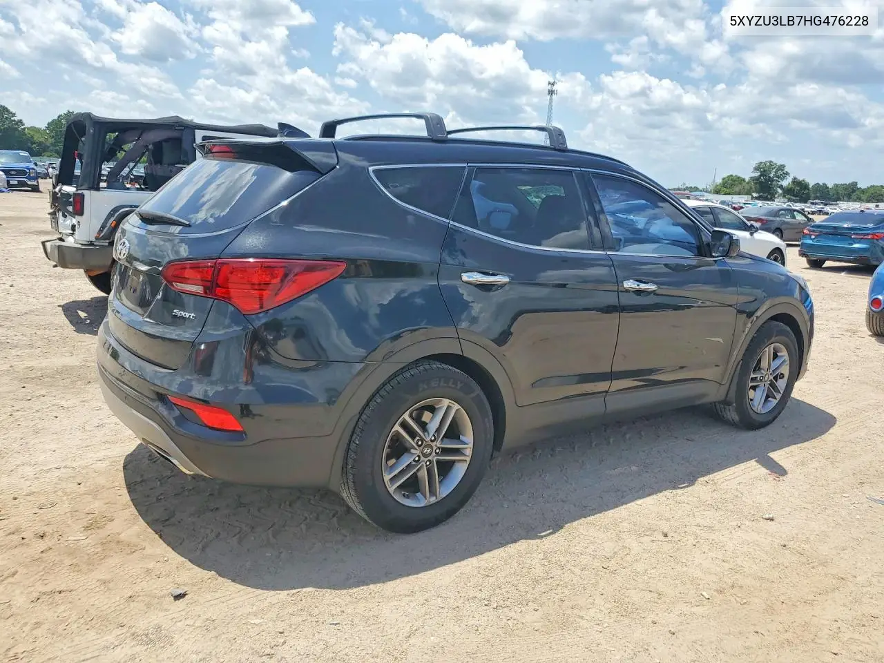 2017 Hyundai Santa Fe Sport 2.4L VIN: 5XYZU3LB7HG476228 Lot: 61295946