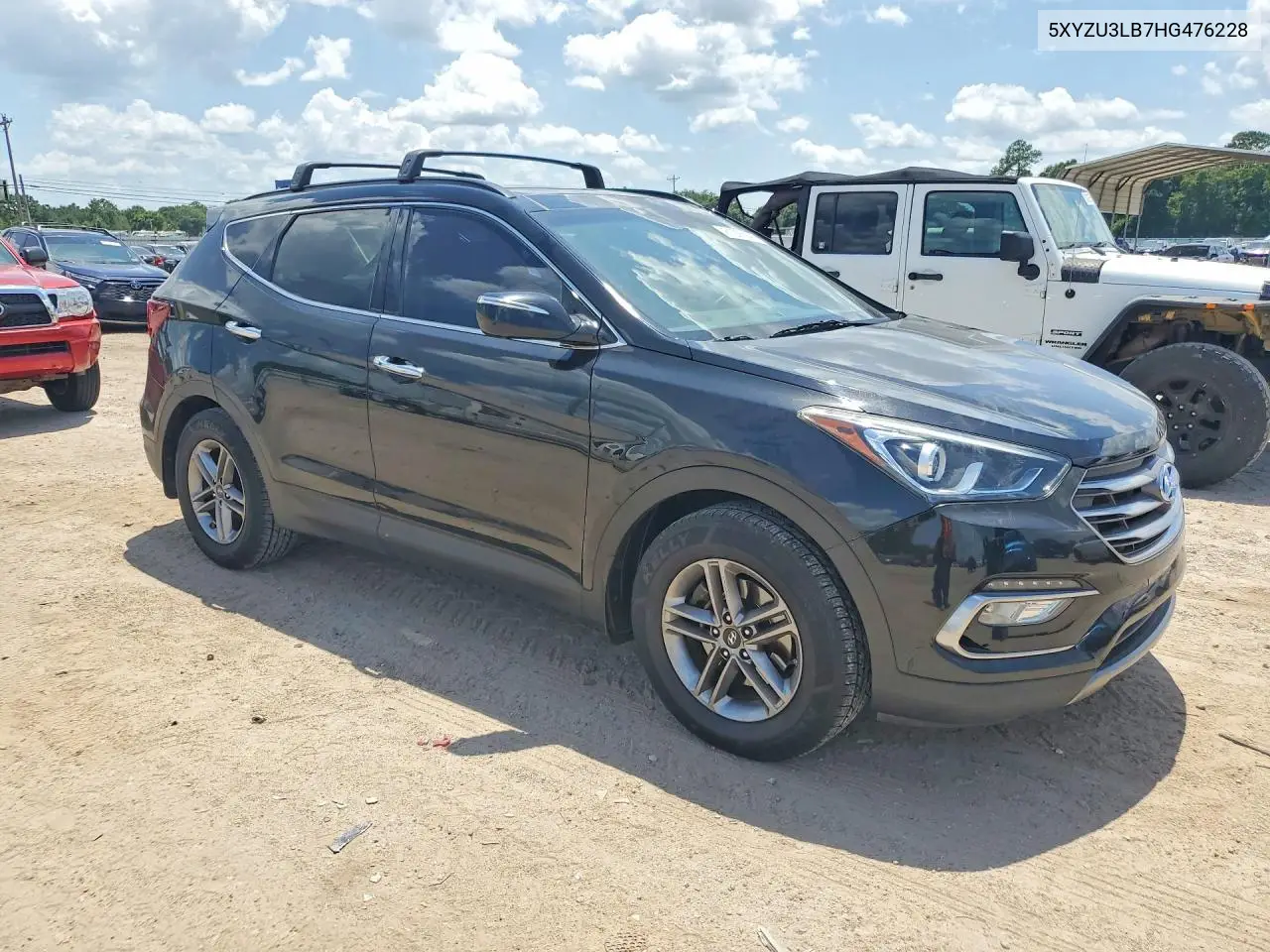 2017 Hyundai Santa Fe Sport 2.4L VIN: 5XYZU3LB7HG476228 Lot: 61295946