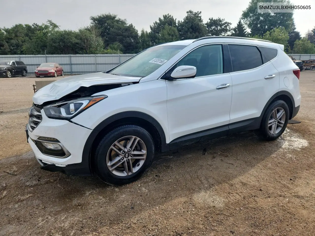 2017 Hyundai Santa Fe Sport 2.4L VIN: 5NMZU3LBXHH050605 Lot: 61320166