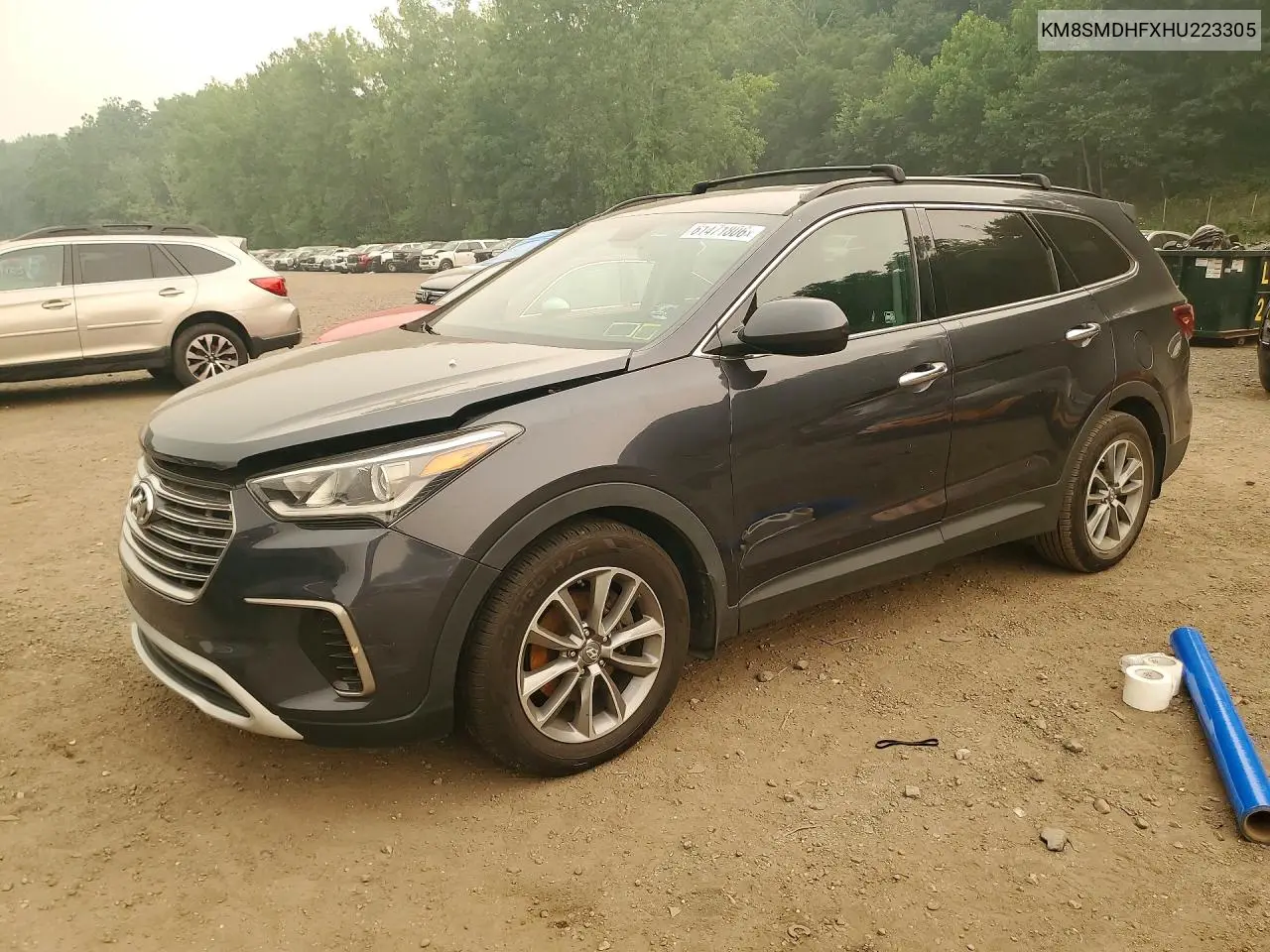 2017 Hyundai Santa Fe Se VIN: KM8SMDHFXHU223305 Lot: 61471806