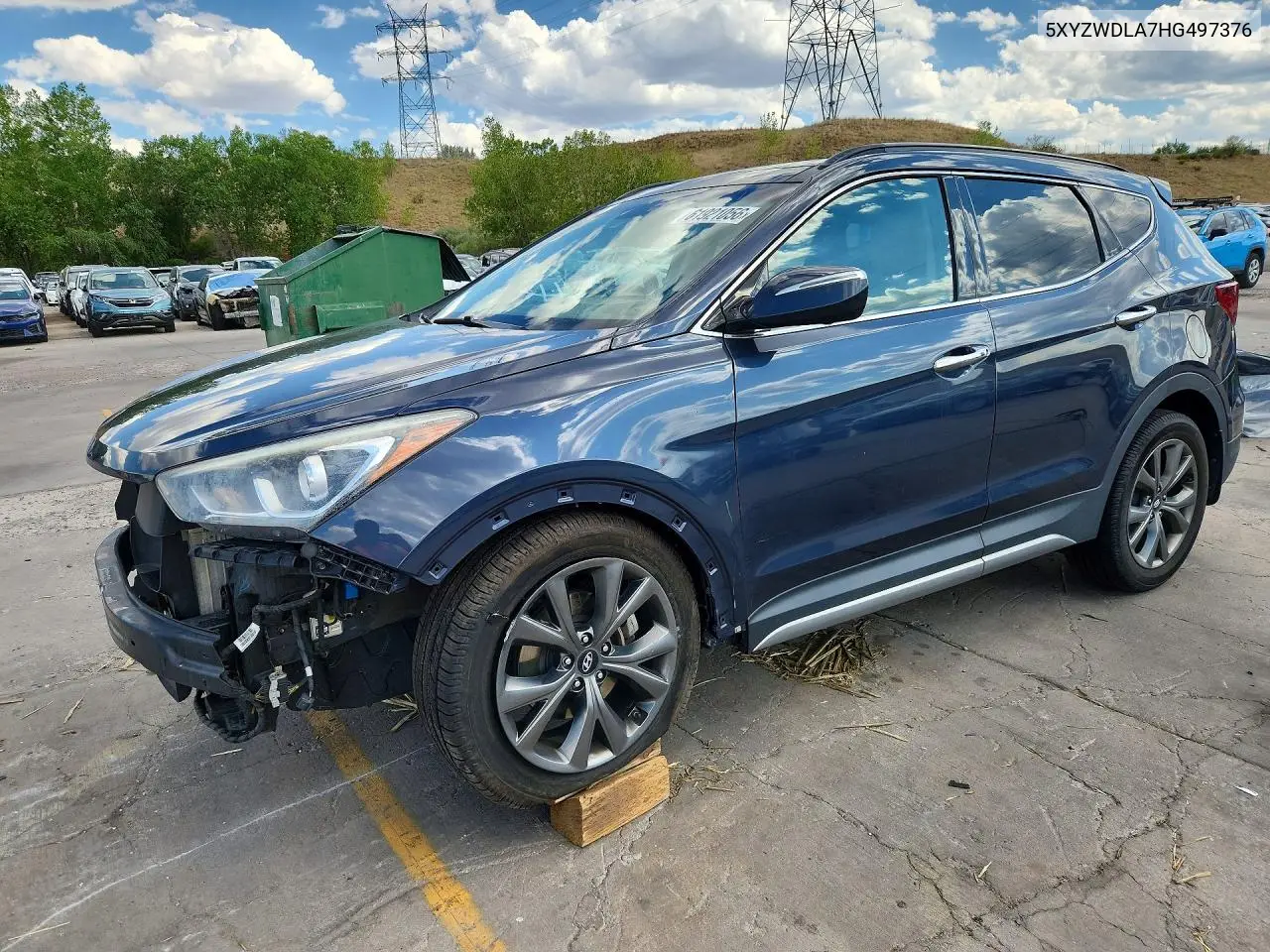 2017 Hyundai Santa Fe Sport 2.0T Ultimate VIN: 5XYZWDLA7HG497376 Lot: 61921056