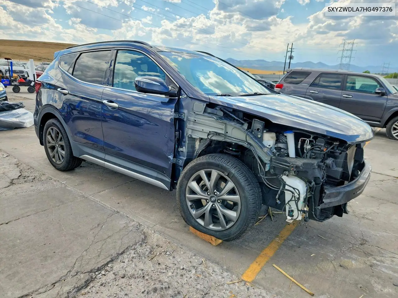 2017 Hyundai Santa Fe Sport 2.0T Ultimate VIN: 5XYZWDLA7HG497376 Lot: 61921056