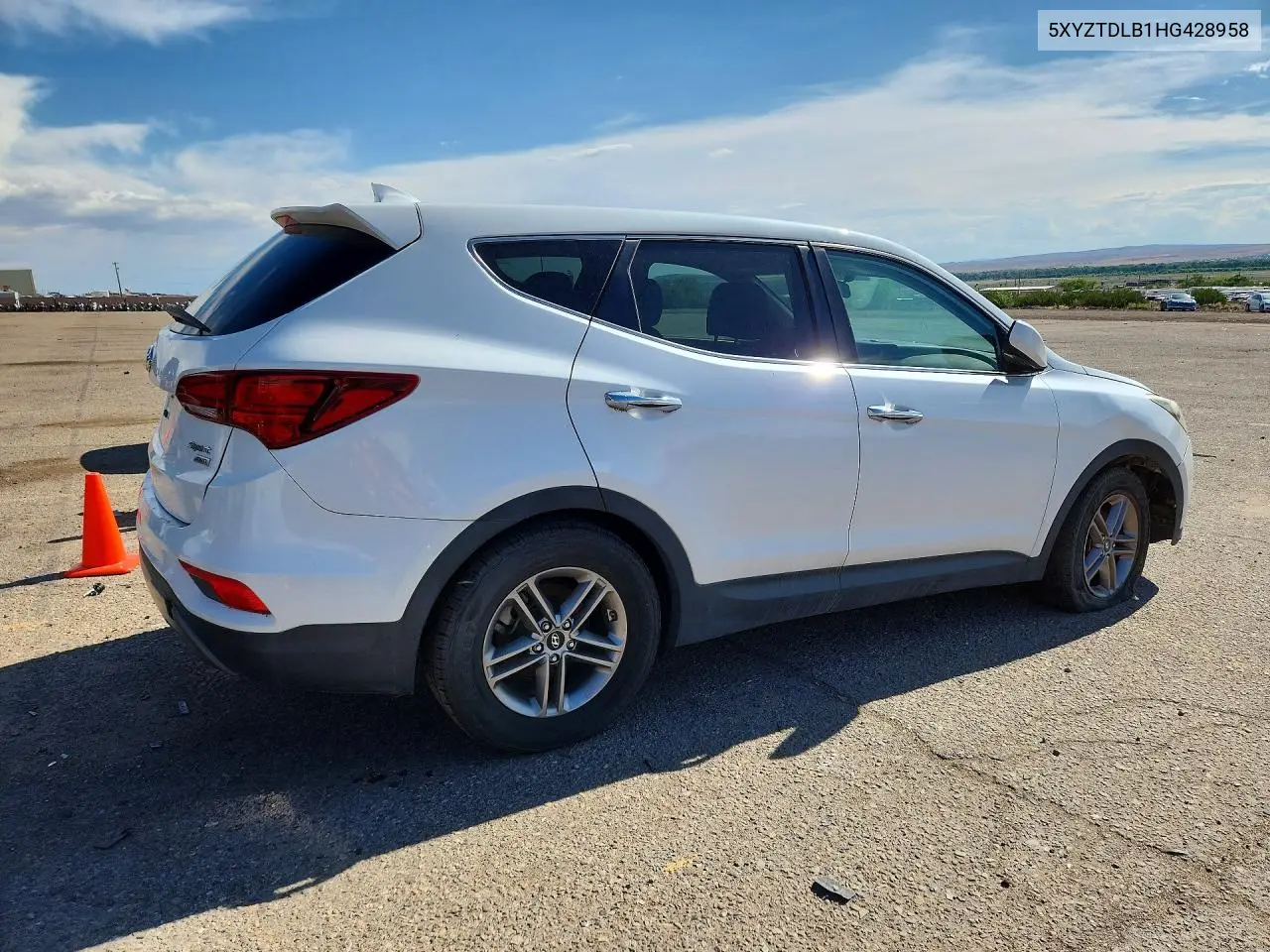 2017 Hyundai Santa Fe Sport 2.4L VIN: 5XYZTDLB1HG428958 Lot: 61922136