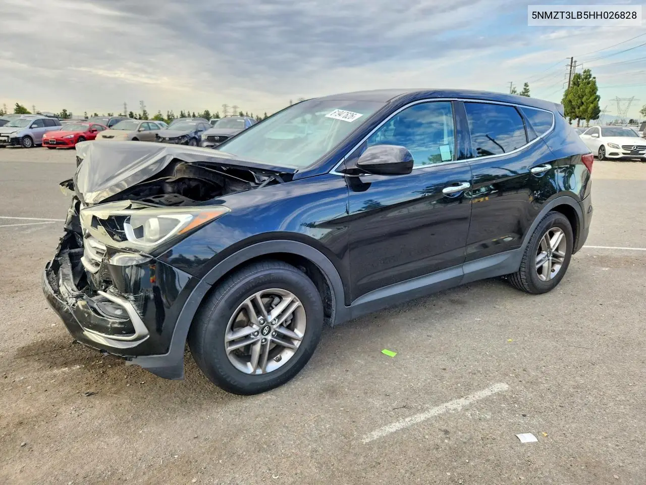 2017 Hyundai Santa Fe Sport 2.4L VIN: 5NMZT3LB5HH026828 Lot: 61947626