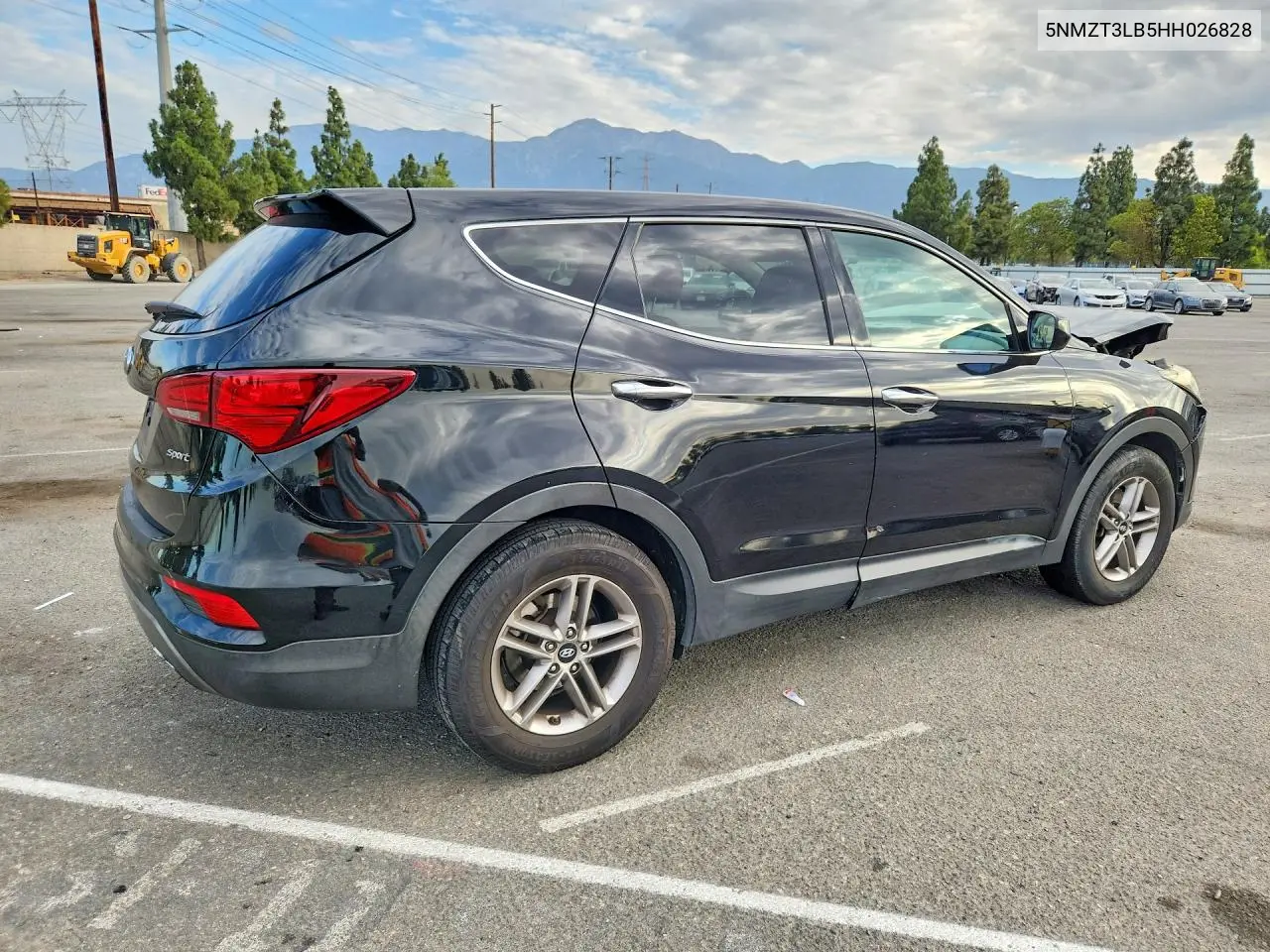 2017 Hyundai Santa Fe Sport 2.4L VIN: 5NMZT3LB5HH026828 Lot: 61947626
