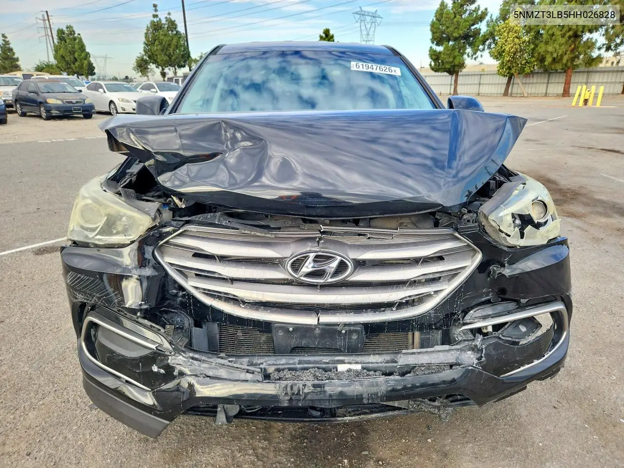 2017 Hyundai Santa Fe Sport 2.4L VIN: 5NMZT3LB5HH026828 Lot: 61947626