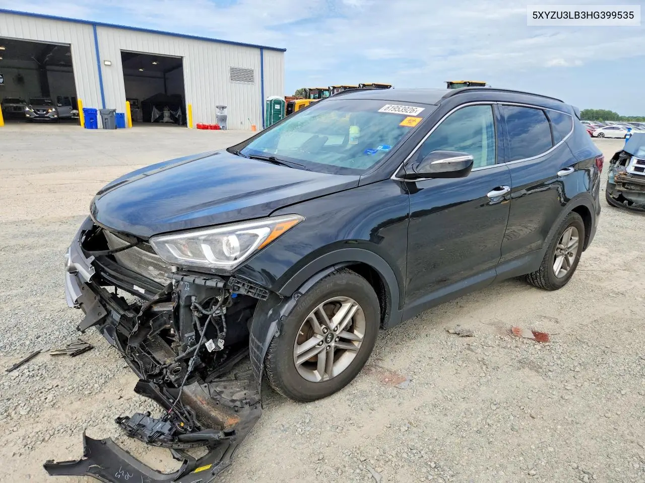 2017 Hyundai Santa Fe Sport 2.4L VIN: 5XYZU3LB3HG399535 Lot: 61953926