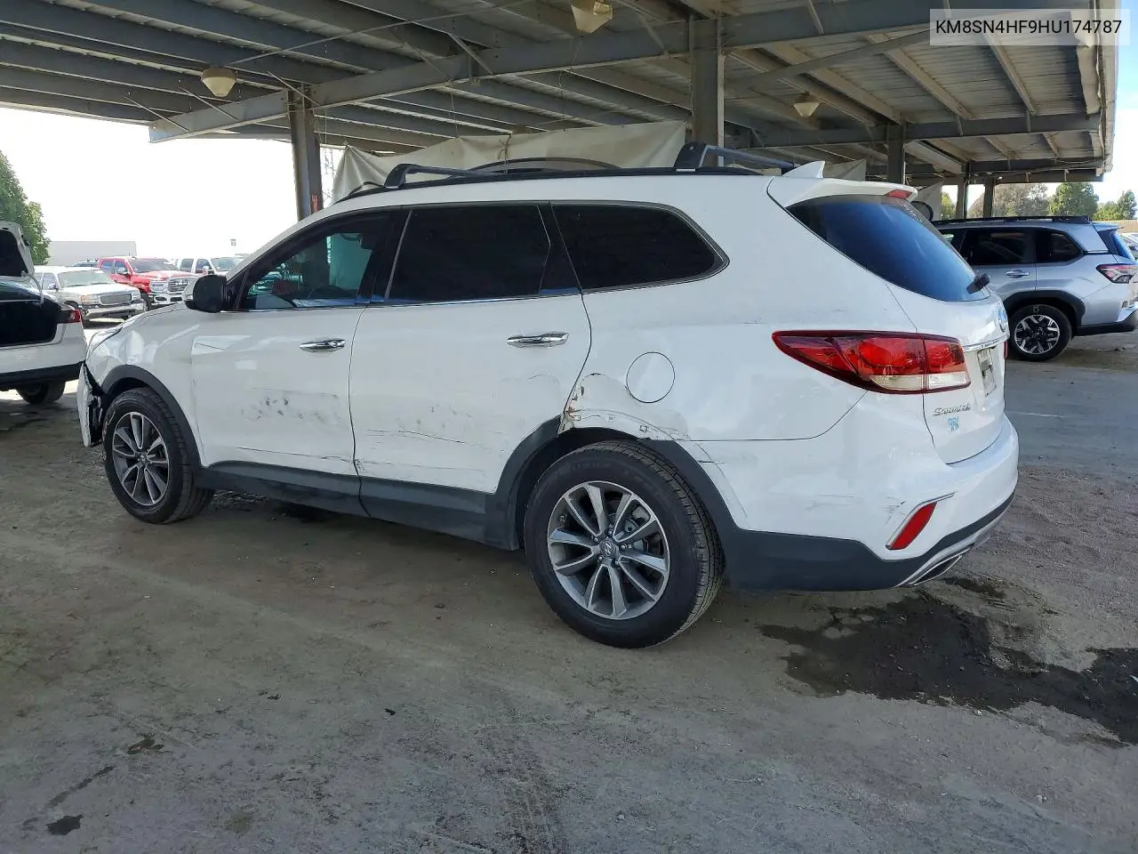 2017 Hyundai Santa Fe Limited VIN: KM8SN4HF9HU174787 Lot: 61966986