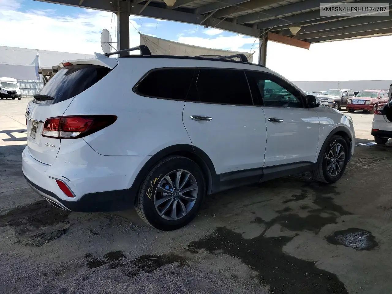 2017 Hyundai Santa Fe Limited VIN: KM8SN4HF9HU174787 Lot: 61966986