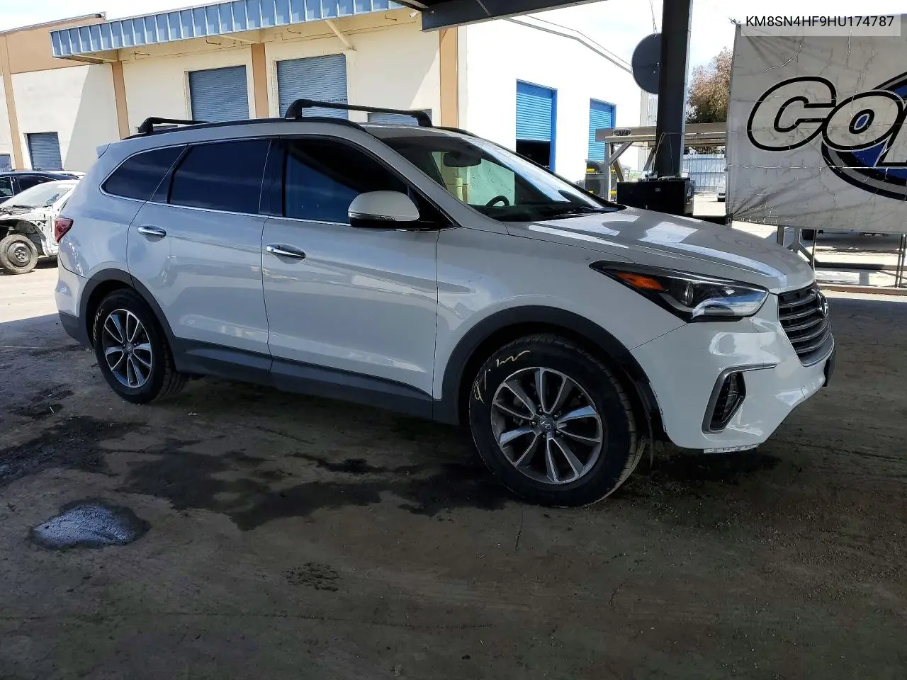 2017 Hyundai Santa Fe Limited VIN: KM8SN4HF9HU174787 Lot: 61966986