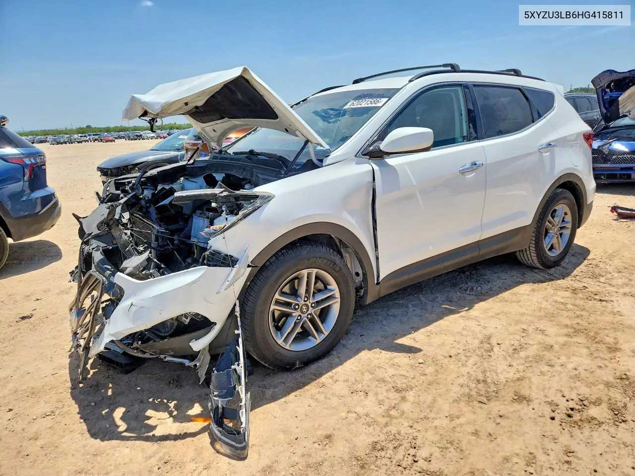 2017 Hyundai Santa Fe Sport 2.4L VIN: 5XYZU3LB6HG415811 Lot: 62021586