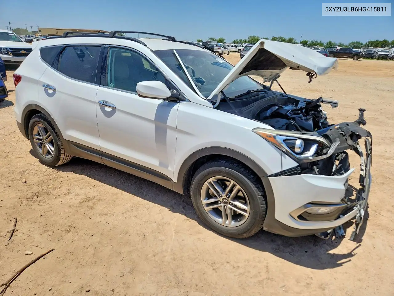 2017 Hyundai Santa Fe Sport 2.4L VIN: 5XYZU3LB6HG415811 Lot: 62021586