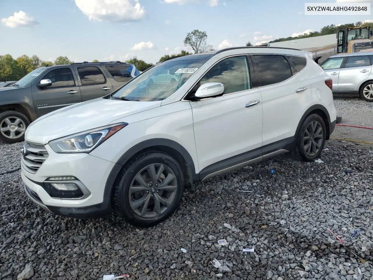 5XYZW4LA8HG492848 2017 Hyundai Santa Fe Sport