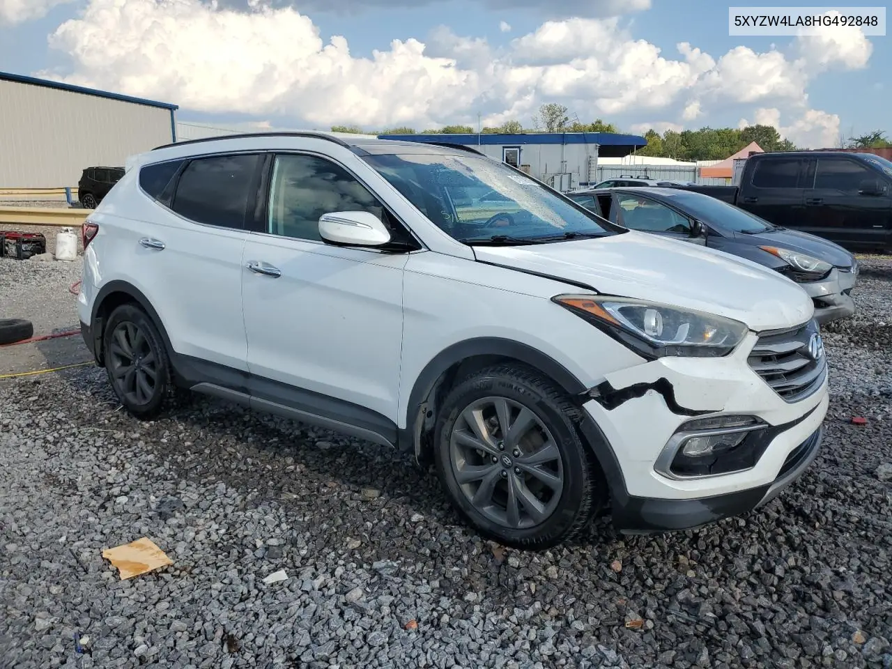 5XYZW4LA8HG492848 2017 Hyundai Santa Fe Sport