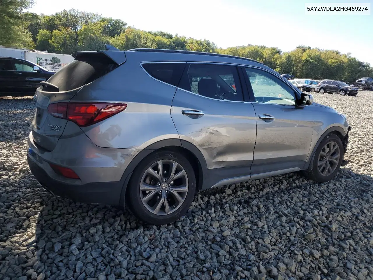 5XYZWDLA2HG469274 2017 Hyundai Santa Fe Sport