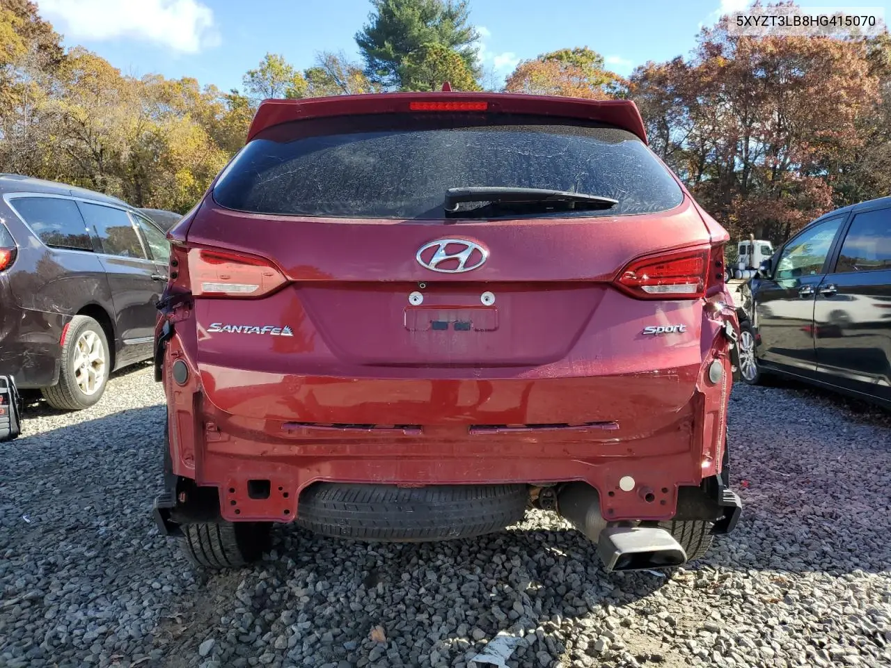 5XYZT3LB8HG415070 2017 Hyundai Santa Fe Sport