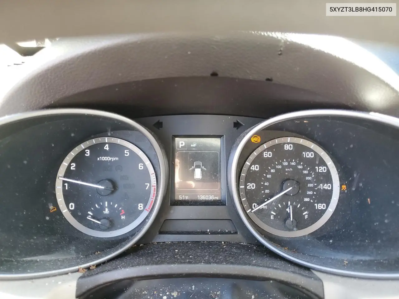 5XYZT3LB8HG415070 2017 Hyundai Santa Fe Sport