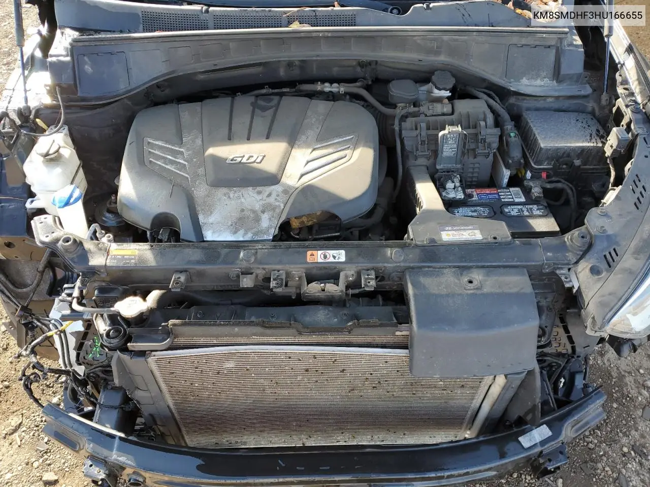 KM8SMDHF3HU166655 2017 Hyundai Santa Fe Se