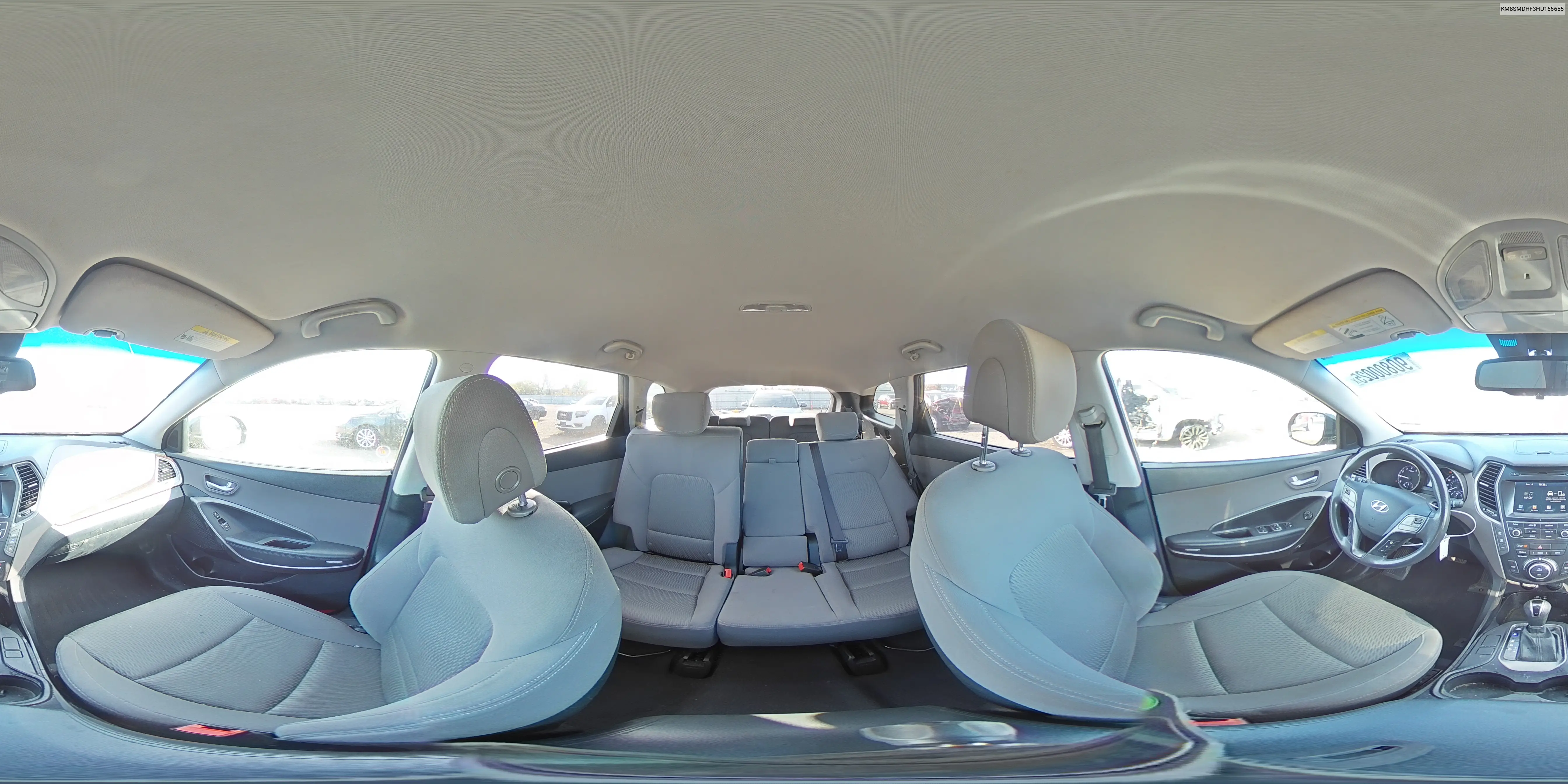 KM8SMDHF3HU166655 2017 Hyundai Santa Fe Se
