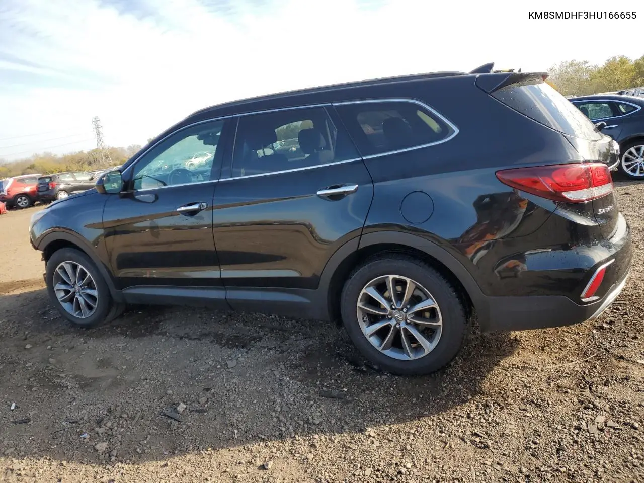 KM8SMDHF3HU166655 2017 Hyundai Santa Fe Se