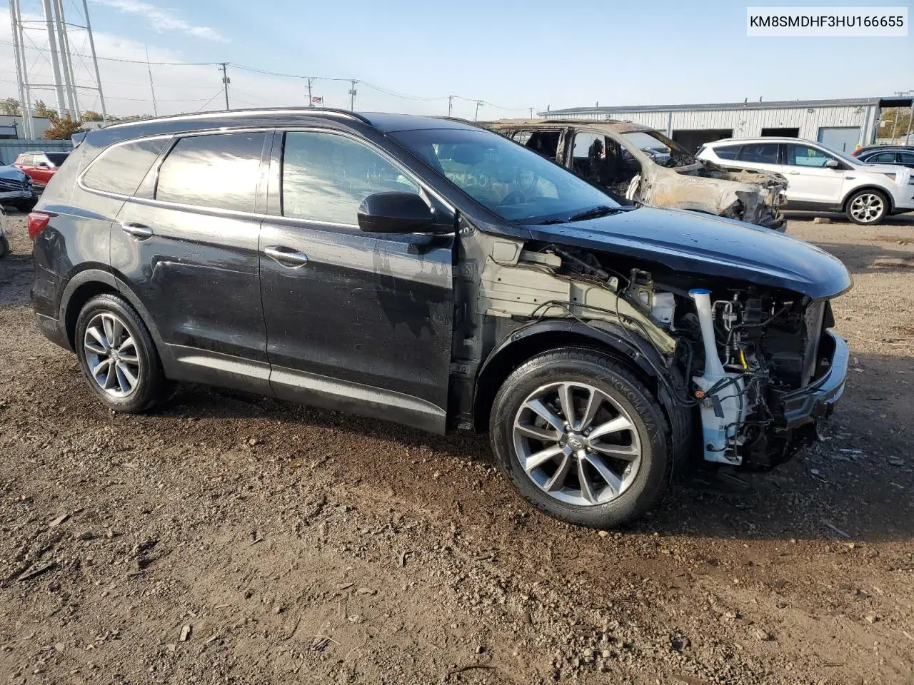 KM8SMDHF3HU166655 2017 Hyundai Santa Fe Se