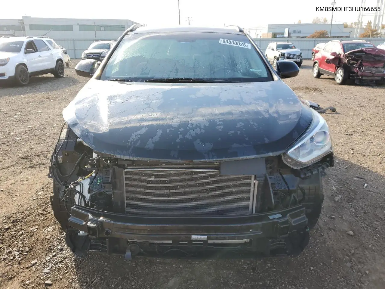 KM8SMDHF3HU166655 2017 Hyundai Santa Fe Se