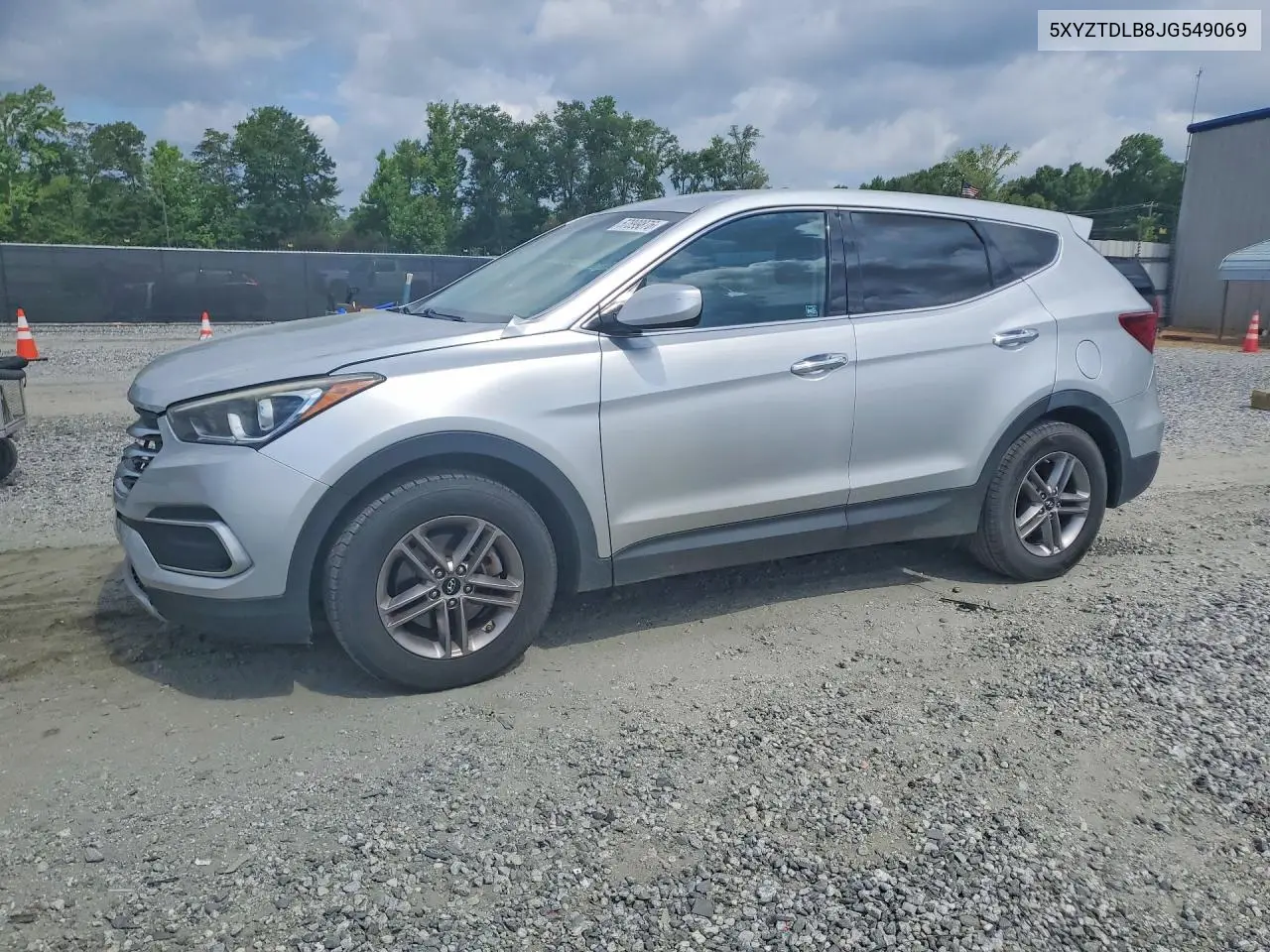 2018 Hyundai Santa Fe Sport 2.4L VIN: 5XYZTDLB8JG549069 Lot: 57899876