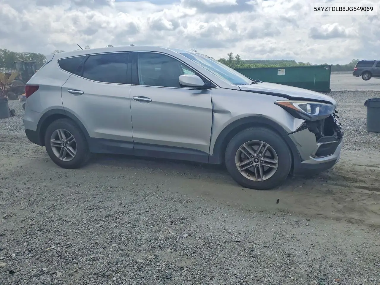 2018 Hyundai Santa Fe Sport 2.4L VIN: 5XYZTDLB8JG549069 Lot: 57899876