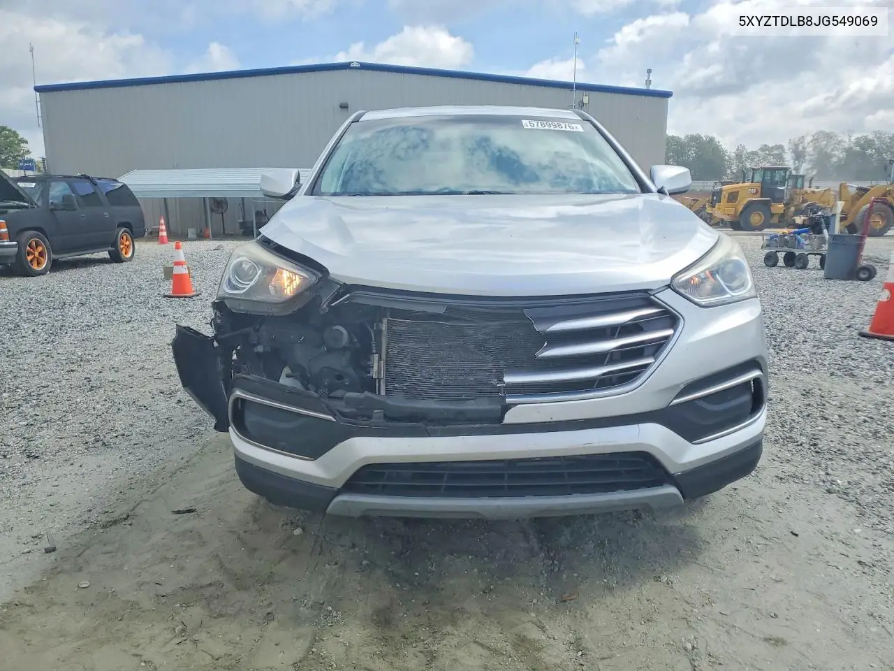 2018 Hyundai Santa Fe Sport 2.4L VIN: 5XYZTDLB8JG549069 Lot: 57899876