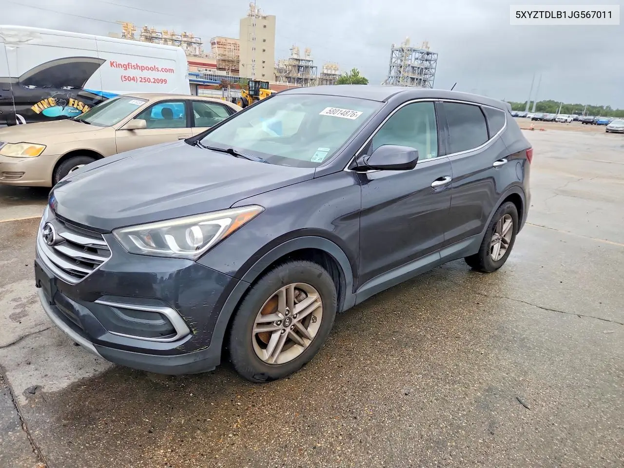 2018 Hyundai Santa Fe Sport 2.4L VIN: 5XYZTDLB1JG567011 Lot: 58014876