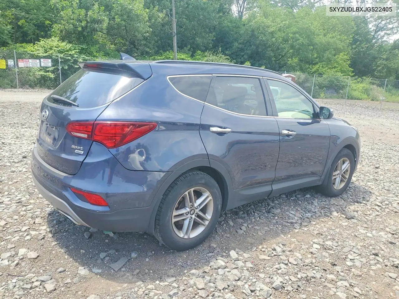 2018 Hyundai Santa Fe Sport 2.4L VIN: 5XYZUDLBXJG522405 Lot: 59319946