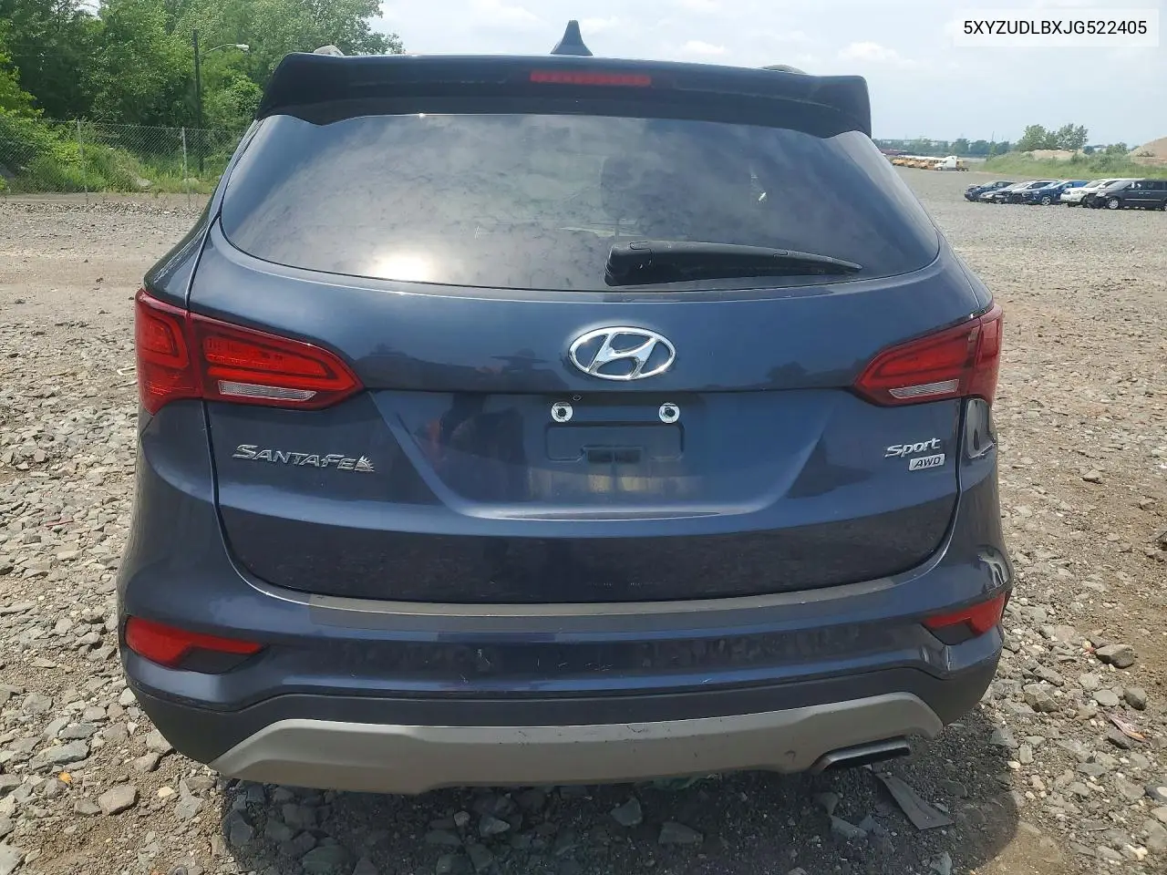 2018 Hyundai Santa Fe Sport 2.4L VIN: 5XYZUDLBXJG522405 Lot: 59319946