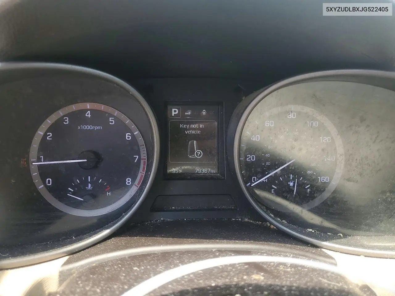 2018 Hyundai Santa Fe Sport 2.4L VIN: 5XYZUDLBXJG522405 Lot: 59319946