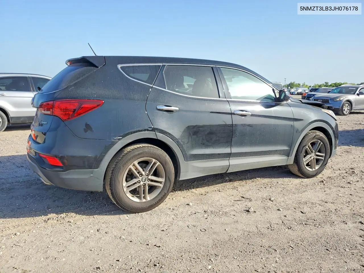 2018 Hyundai Santa Fe Sport 2.4L VIN: 5NMZT3LB3JH076178 Lot: 61795966