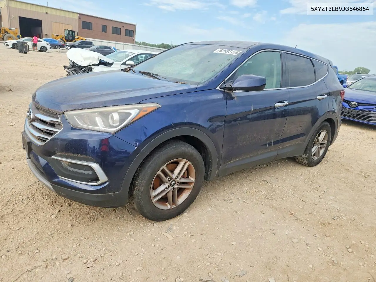 2018 Hyundai Santa Fe Sport 2.4L VIN: 5XYZT3LB9JG546854 Lot: 62097156