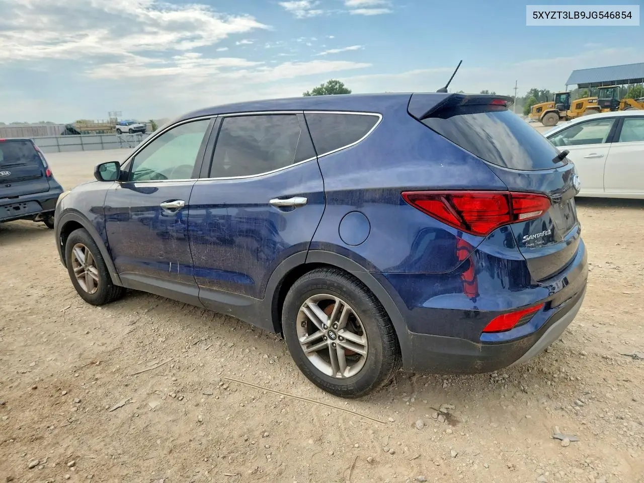 2018 Hyundai Santa Fe Sport 2.4L VIN: 5XYZT3LB9JG546854 Lot: 62097156