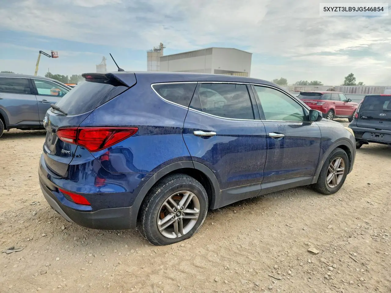2018 Hyundai Santa Fe Sport 2.4L VIN: 5XYZT3LB9JG546854 Lot: 62097156