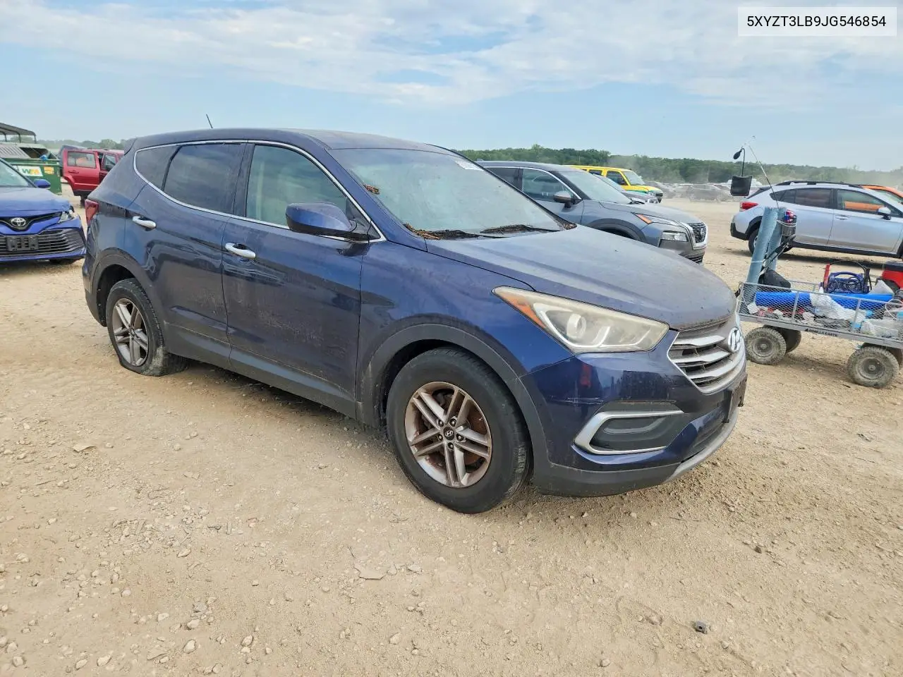 2018 Hyundai Santa Fe Sport 2.4L VIN: 5XYZT3LB9JG546854 Lot: 62097156