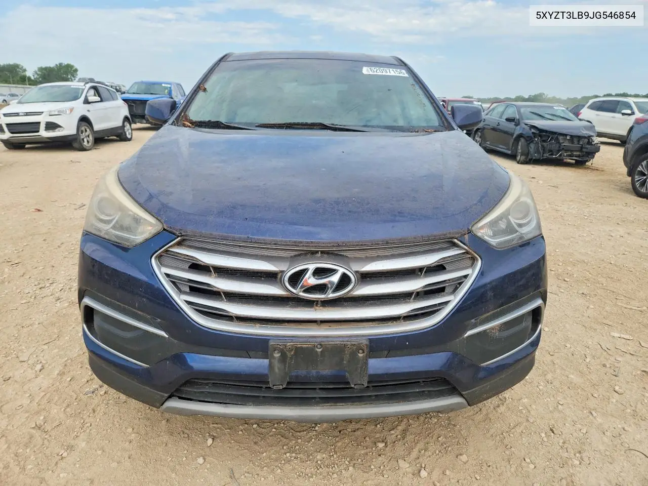 2018 Hyundai Santa Fe Sport 2.4L VIN: 5XYZT3LB9JG546854 Lot: 62097156