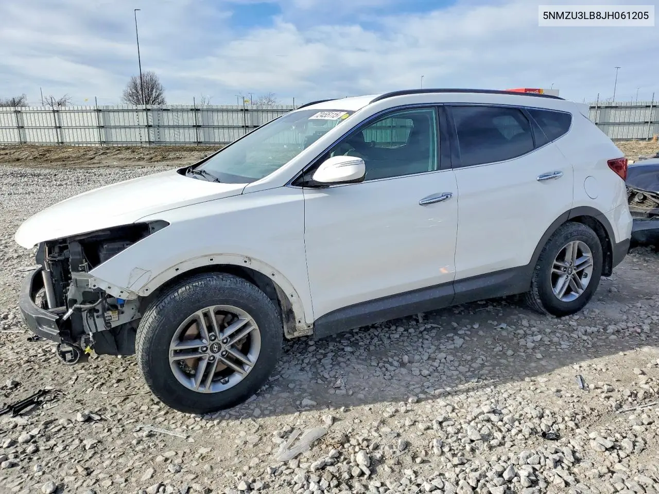 5NMZU3LB8JH061205 2018 Hyundai Santa Fe Sport
