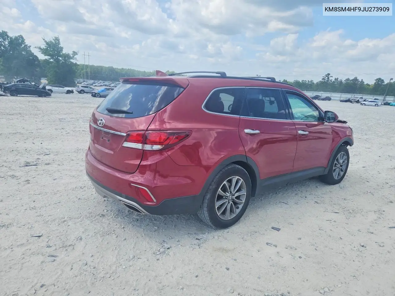 2018 Hyundai Santa Fe Se VIN: KM8SM4HF9JU273909 Lot: 85455165