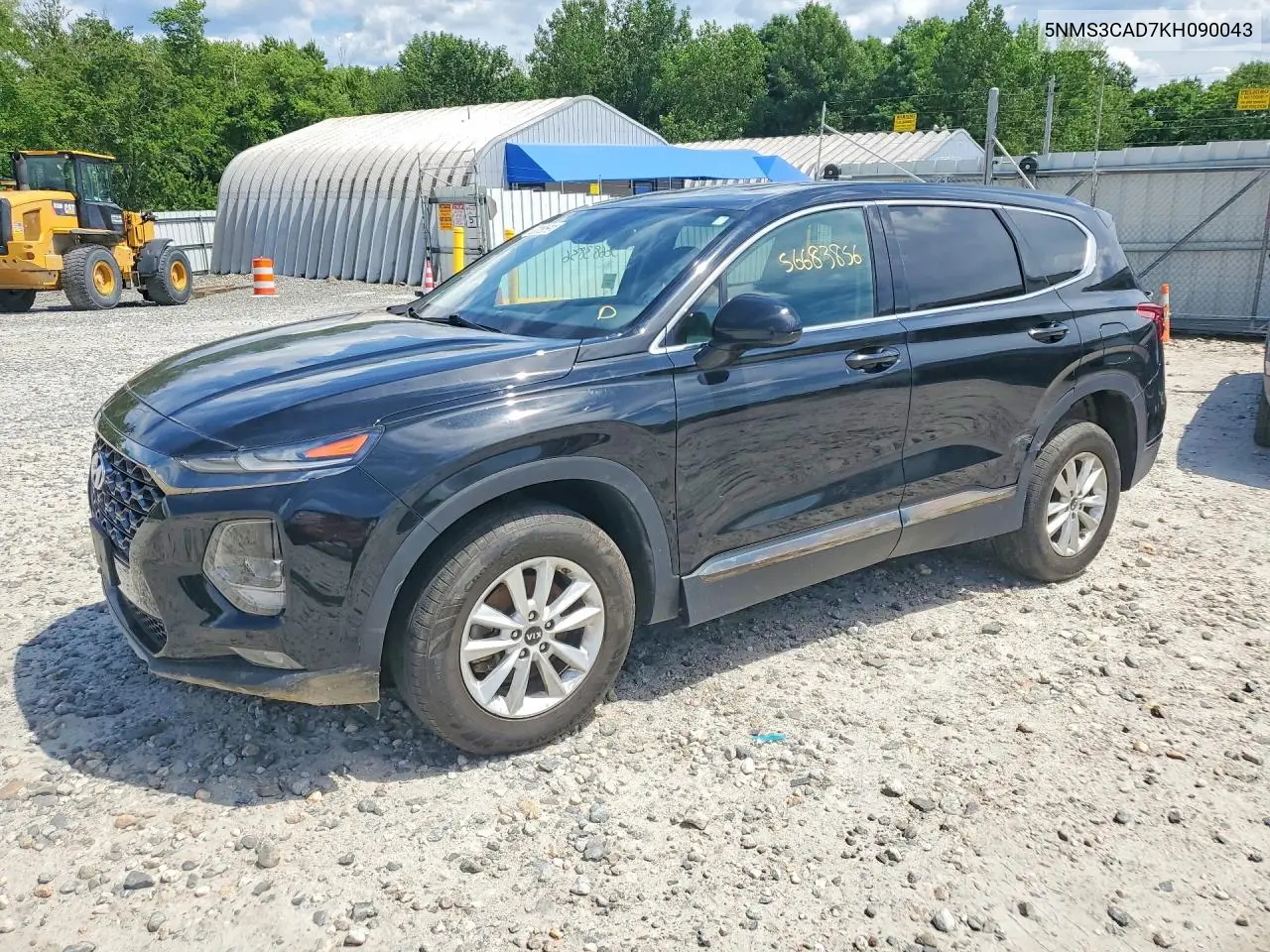 2019 Hyundai Santa Fe Sel 2.4L VIN: 5NMS3CAD7KH090043 Lot: 56683856
