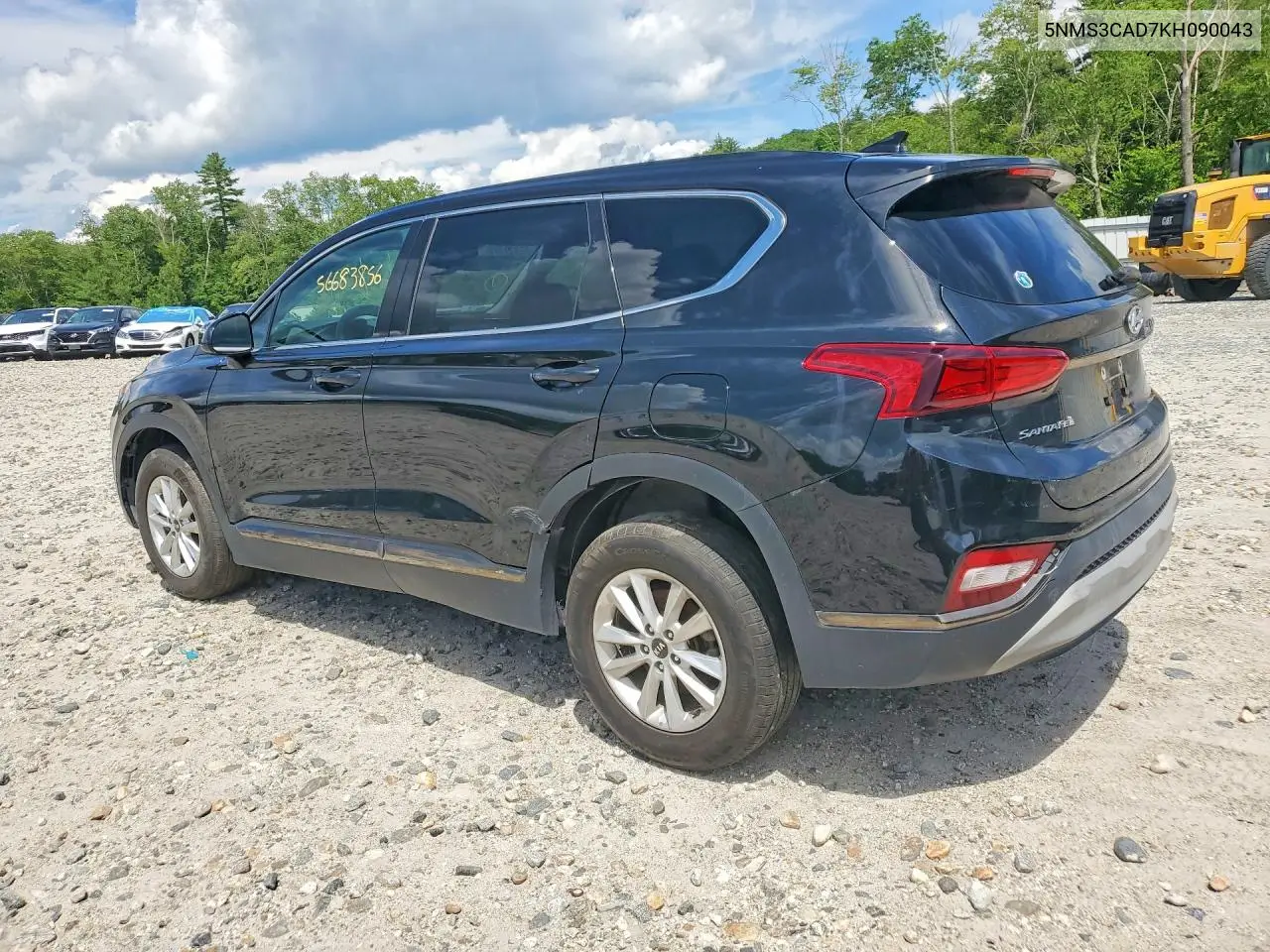 2019 Hyundai Santa Fe Sel 2.4L VIN: 5NMS3CAD7KH090043 Lot: 56683856
