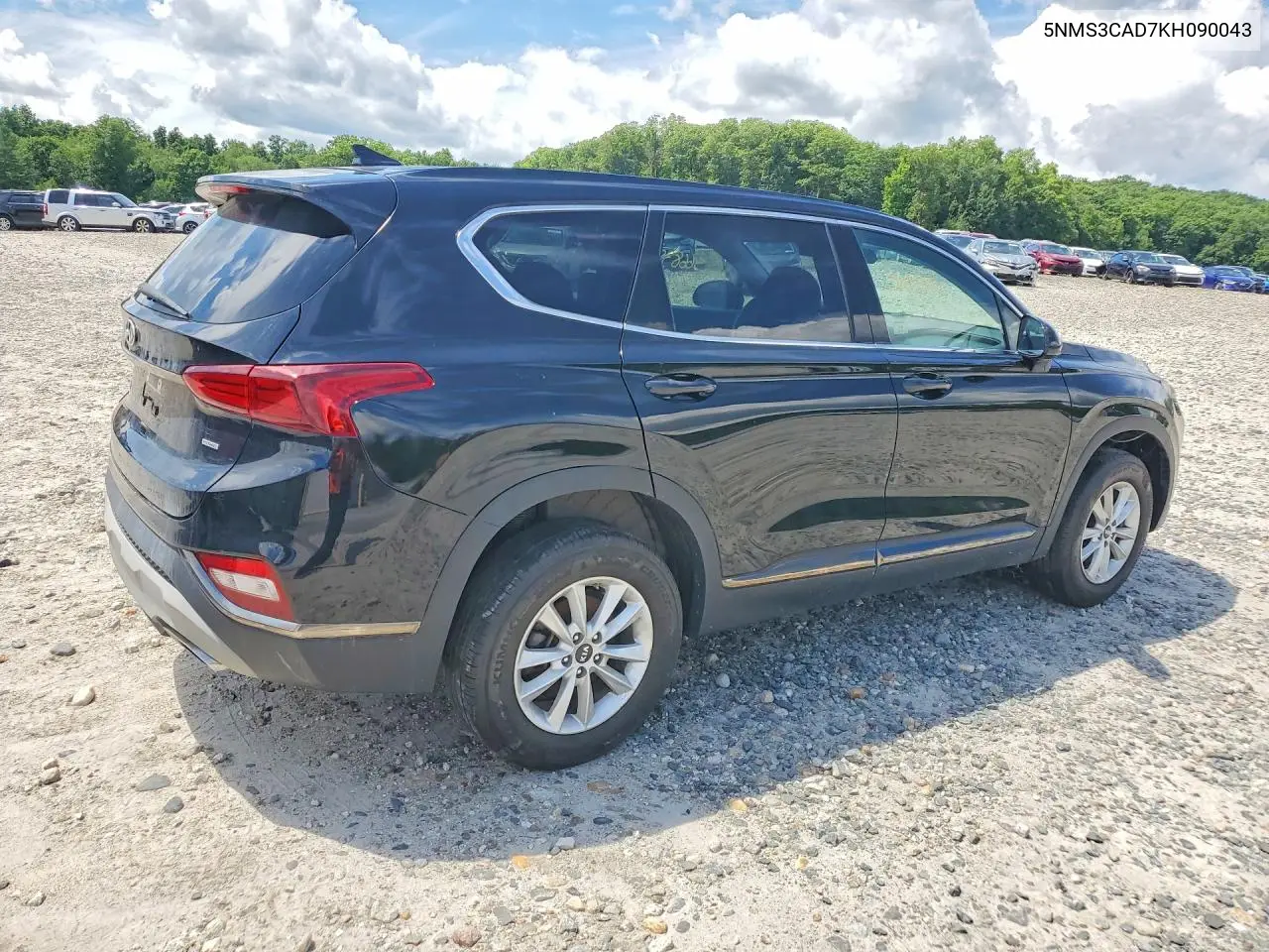 2019 Hyundai Santa Fe Sel 2.4L VIN: 5NMS3CAD7KH090043 Lot: 56683856