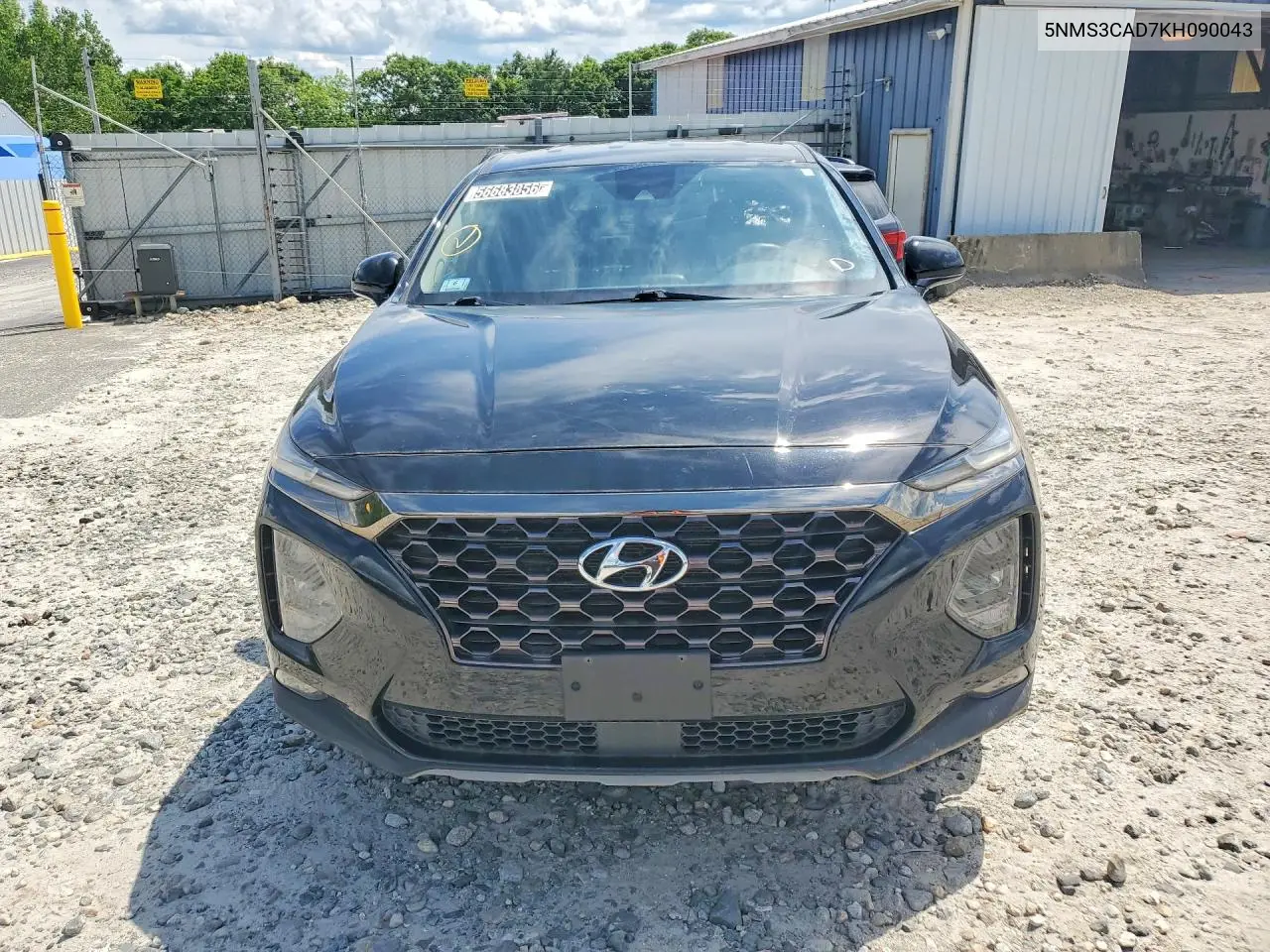 2019 Hyundai Santa Fe Sel 2.4L VIN: 5NMS3CAD7KH090043 Lot: 56683856