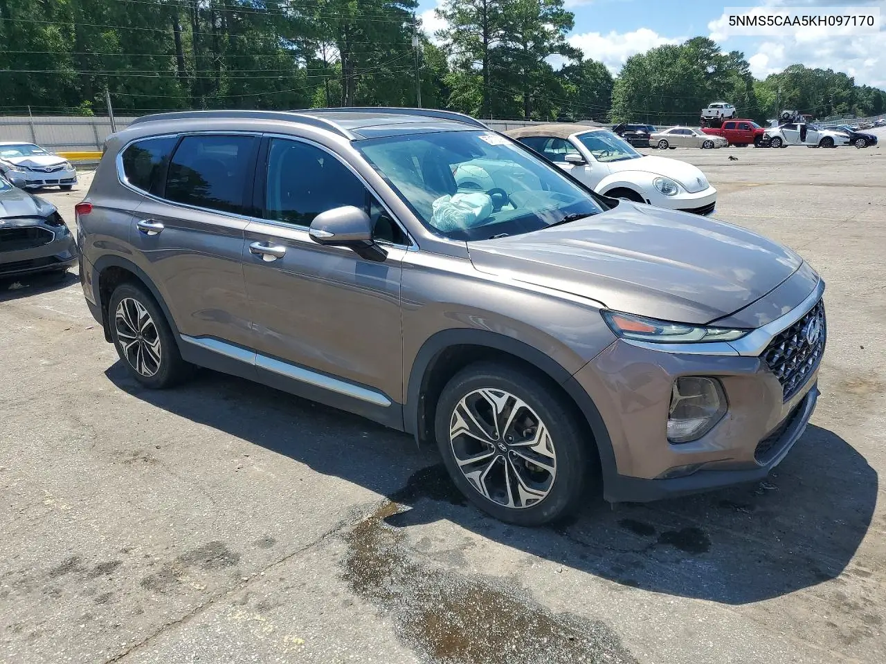 2019 Hyundai Santa Fe Limited 2.0T VIN: 5NMS5CAA5KH097170 Lot: 57178296